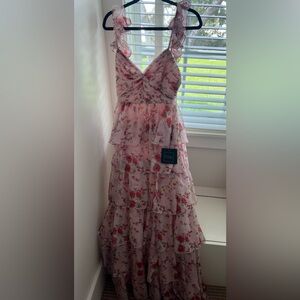 BRAND NEW Mac Duggal Floral Gown